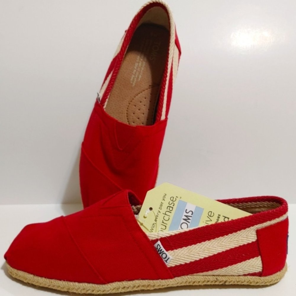 TOMS Red Stripe University Men Classics - Picture 4 of 4